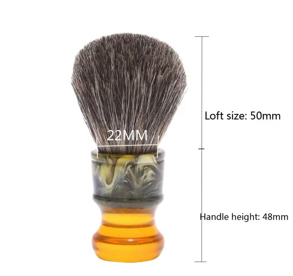 Pennello da Barba Professionale con Setole Morbide ad Alta Densità-PANAREA