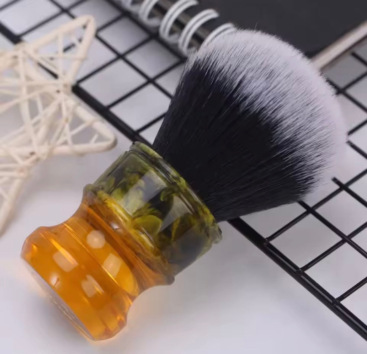 Volcanic-24 mm Shaving Brush – Resin Handle